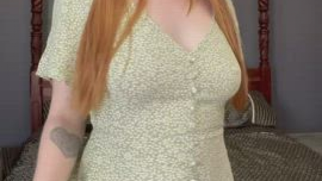 Just a ginger in a green sundress