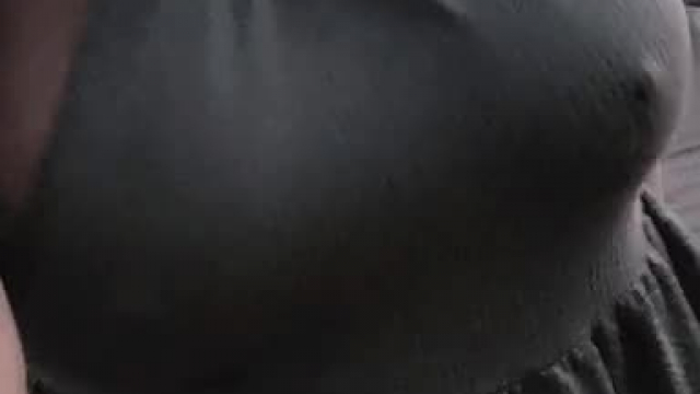 should i go for more walks without a bra hiding my big boobs?