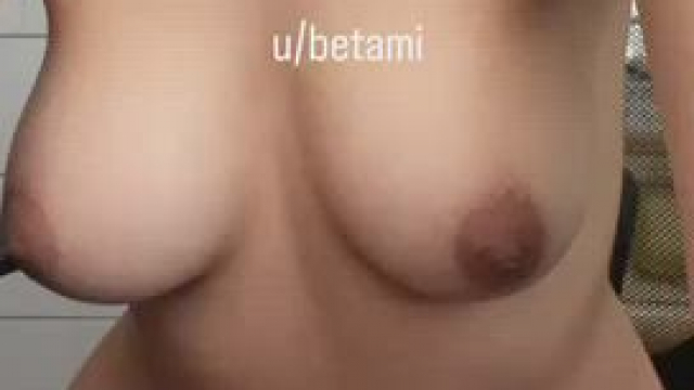 Small boobs for huge loads ;)