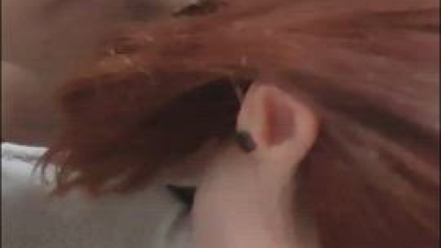 I sucked him hard for round 2 as his cum was still leaking out of my pussy