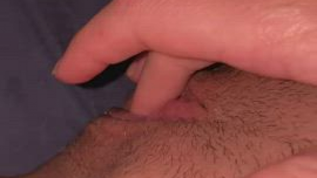 Wet cunt after hours of edging