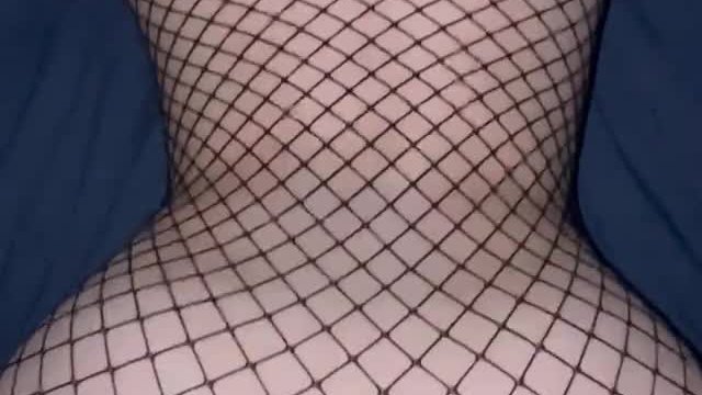 The fishnets make the BWC pounding my tight asian vag look even hotter