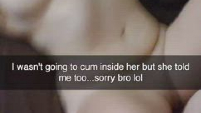 You know when your giving her the best penis she's ever had when she says 