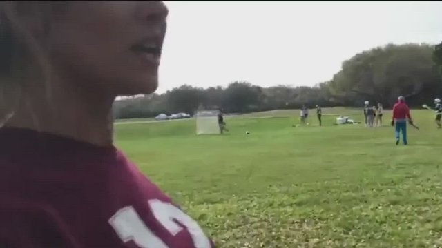 Sexy Amateur Walks in the Park [GIF]