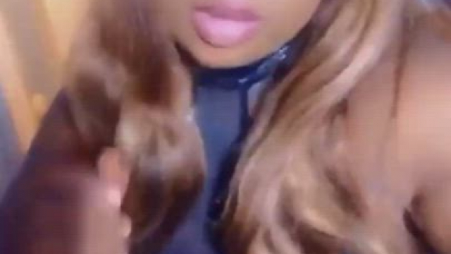 I look so nice with white cock in my mouth