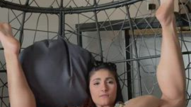 Stuffing my tight little cunt