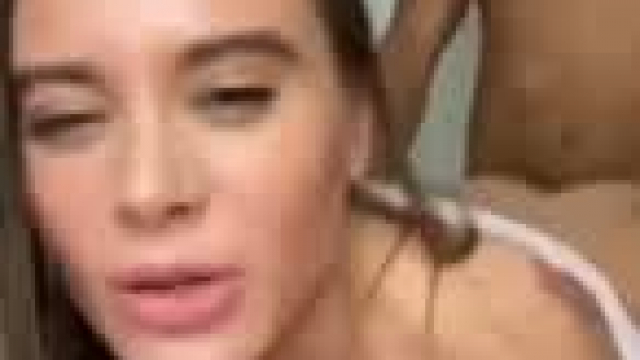 Woman asking for creampie while fucking doggy style