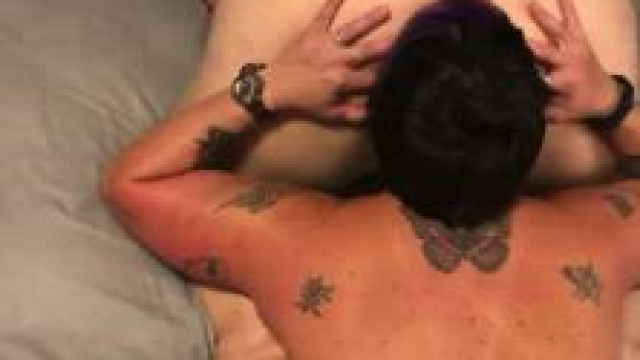 She buried her face in my huge ass, first time with another girl!