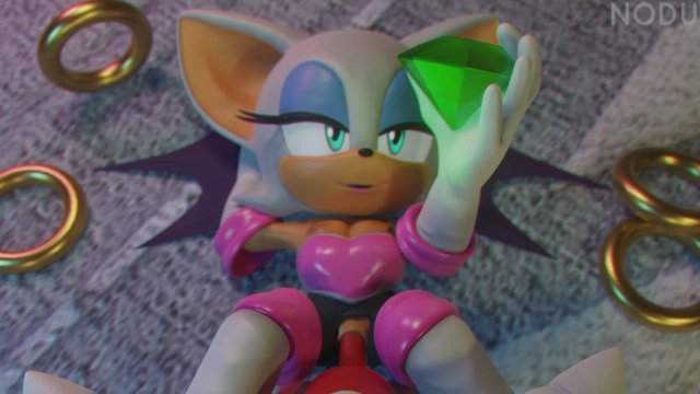 Rouge Bangs Knuckles For Chaos Emerald (Nodu) [Sonic the Hedgehog]