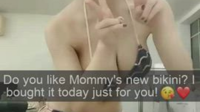 Mother rewards son's straight A's with a new bikini... and something special later