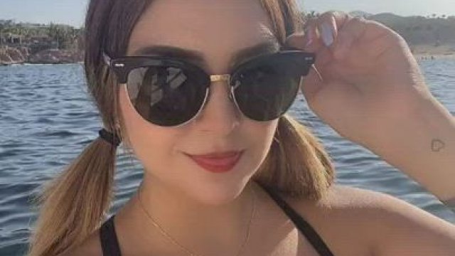 Latina with Big Tits on a Boat
