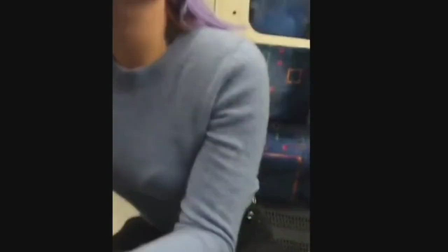 Busty Ginger Fellatio on the bus