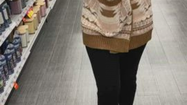 Just having some pleasant at the store.