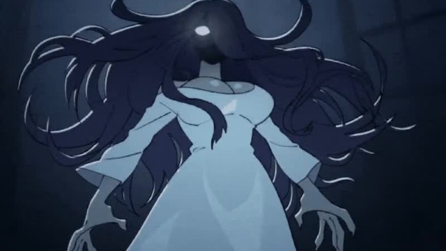 Sexy ghost slut gets horny