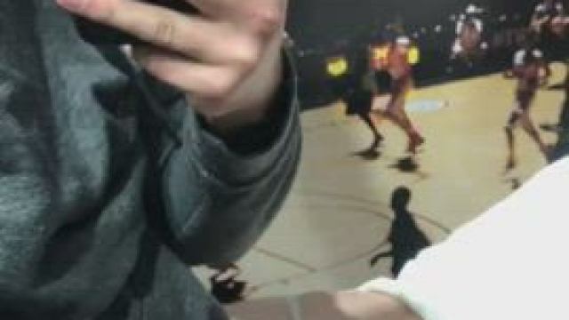 Having some pleasant in the public changing room