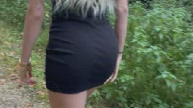 Lifting up my dress after a long walk… hopefully you like how my juicy young girl ass