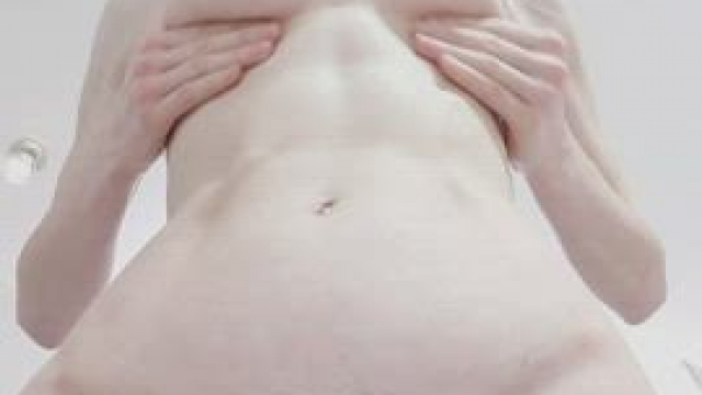 I just got out of the shower, and the vagina is already wet from the mere thought