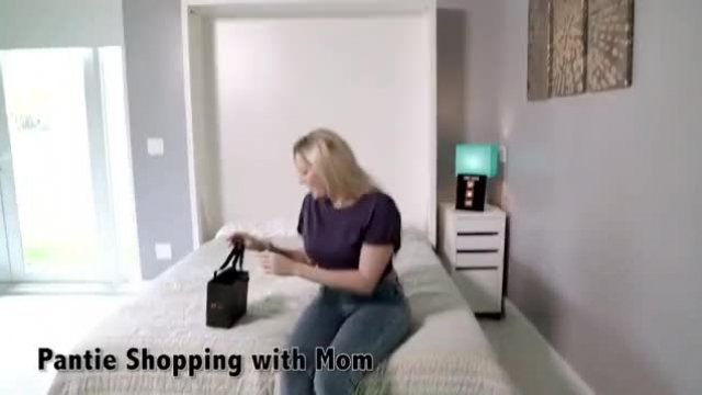 when sexy mom spends the days shopping sexy thing for dad but he still stands