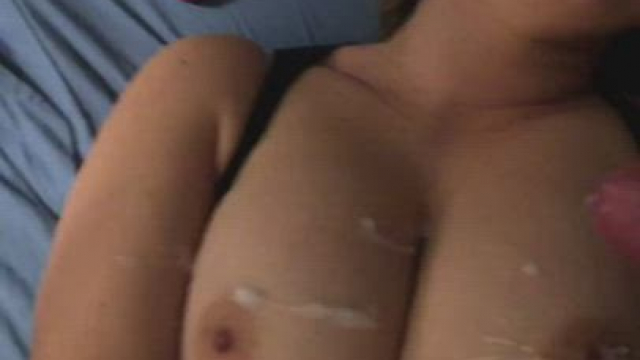 Huge slow motion shot on my tits