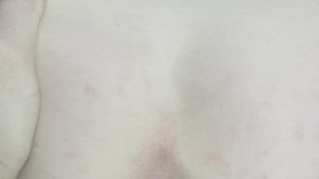 Watch his cock throb as he pumps cum into me
