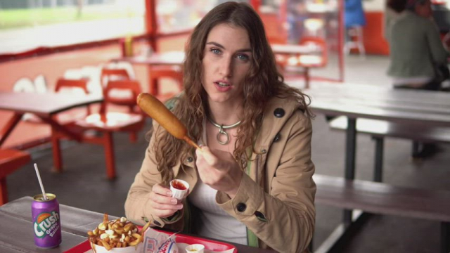 She's a hungry chick