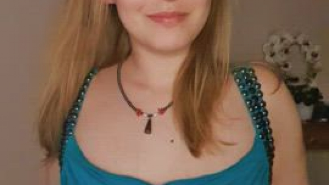 BOOM! And unexpectedly and suddenly something big appears from under that blouse