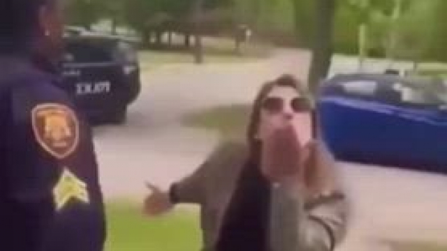 Girl Moons Police and Pays Price