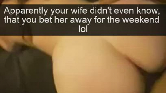 You bet your spouse away for a weekend