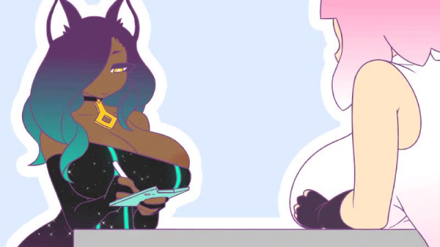 A hot tan fox mommy sees her partners huge mommy milkers and ounces at them ( Guy