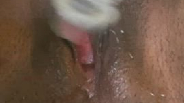 Would you let your wife drink my squirt from my chocolate nigger pussy?