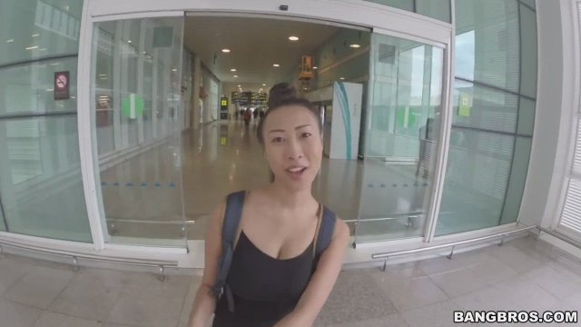 Sharon Lee - Huge Tit Asian lady drilled in public