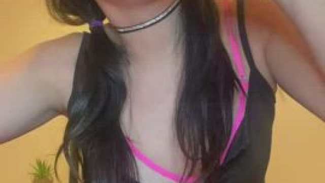 Enjoying his big cock