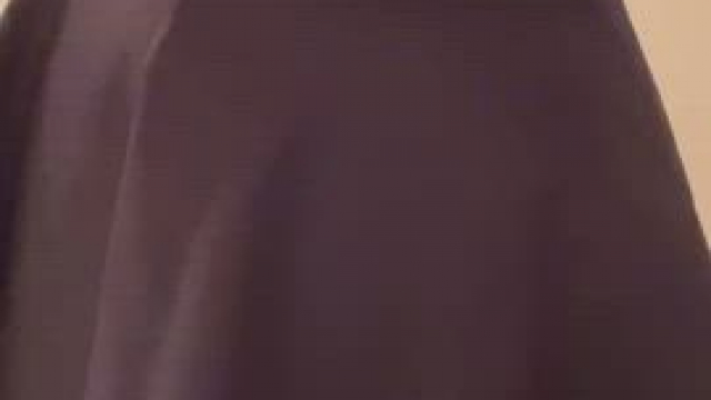 Chick Wearing Short Skirt in Public