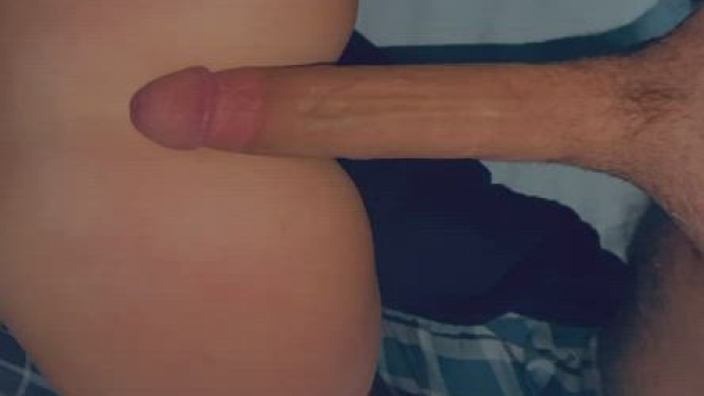 Love feeling this monster dick on my ass