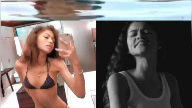 Zendaya’s tight hot body gets me so hard. She’d be great in a bi threeway with