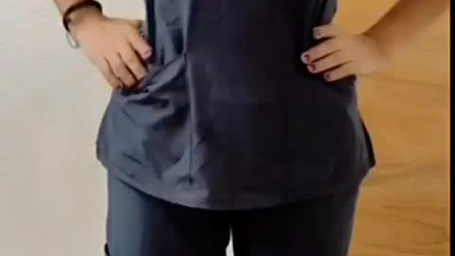 Your horny doctor loves to flash her vag