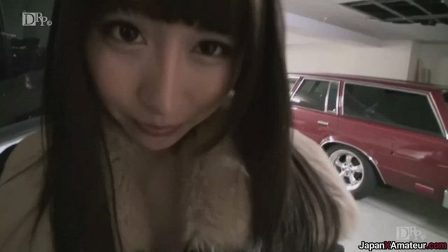 Japanese Chick Showing Off Her Body Before Sucking A Small Penis In A Parking Gara