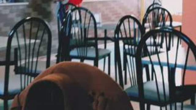 Despite the fact that the gentleman behind me probably saw my huge boobs, he abs