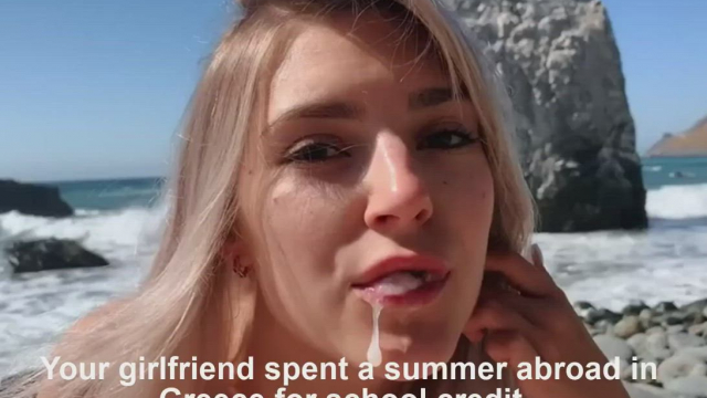 Your lady went abroad for the summer, then came back and kissed you with the sam