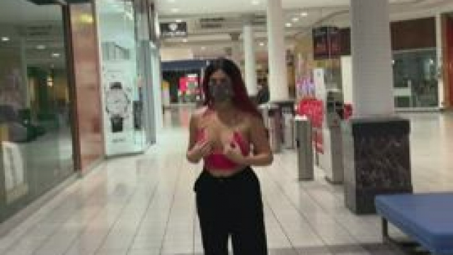 giving back to my community - being a slut at the mall [F]