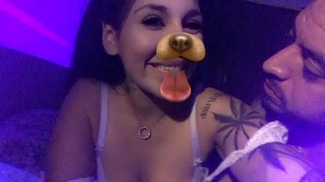 She gets excited before giving a fellatio