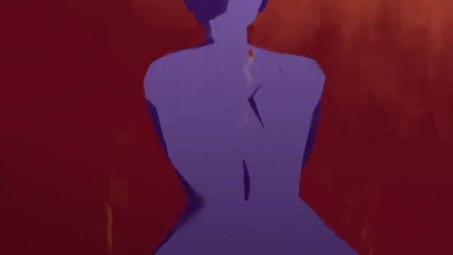[OC] I animated a thick demon bouncing on a dildo