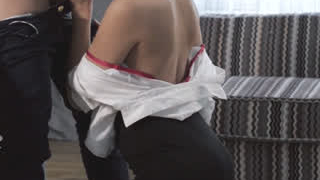 Good slut knows what to do during her work