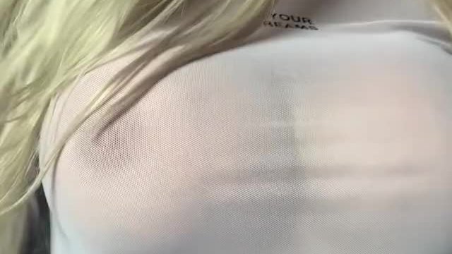 nice blonde with big tits, huh?