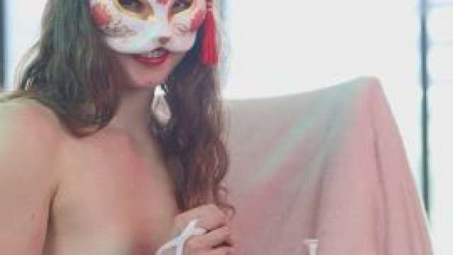 I love bouncing up and down on a big dildo! (OC)