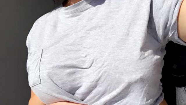 Imagine playing with my big tits