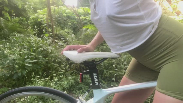 Maybe I can find a cutie man to ride in the side of the bike path too [GIF]
