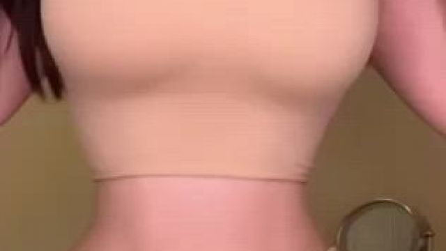 Big natural titties and a slight waist on my 5’1 frame