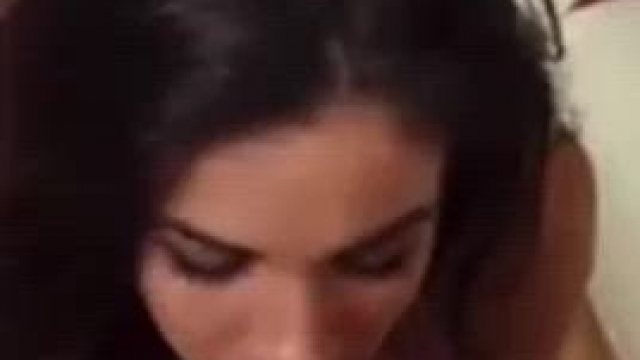 She loves to see how the penis grows in her mouth!