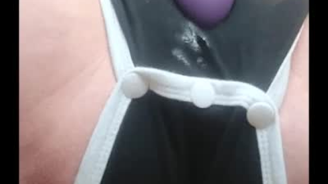 Squirting through my clothes is pleasant